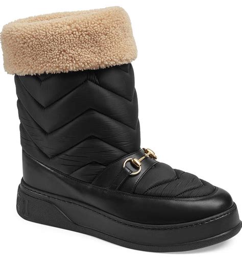 snow boots gucci|gucci boots with rhinestones.